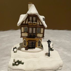 Illuminations Alpine Xmas- by Gary Davison, lighted porcelain house